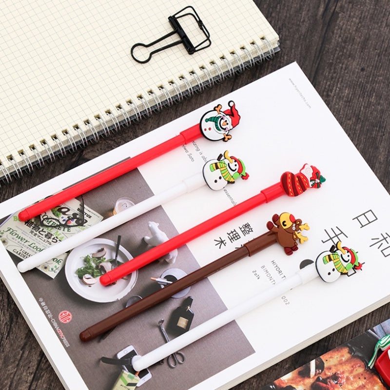 Christmas Gel Cute Cartoon Pen Writing Stationery