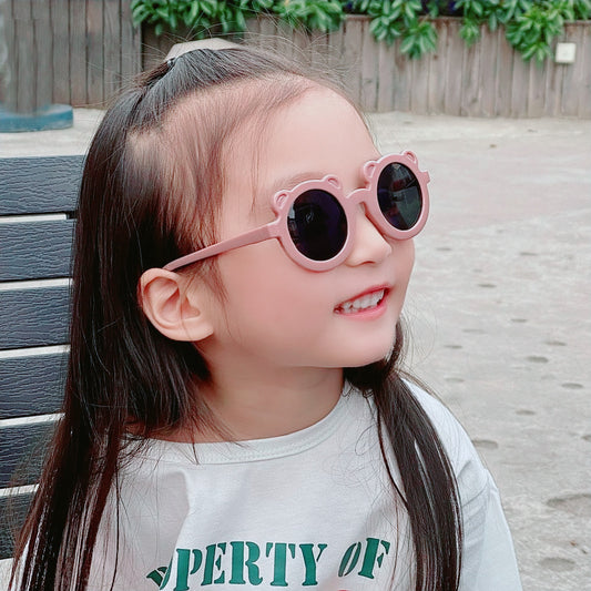 Cute Cartoon Bear Children's Anti-UV Sunglasses