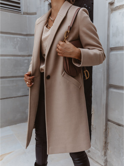 Winter wool coat