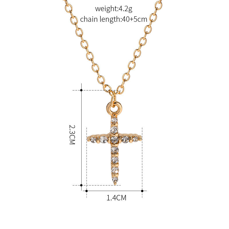 Personalized Ornament Ins Style Diamond Alloy Necklace