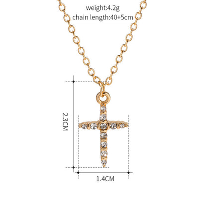 Personalized Ornament Ins Style Diamond Alloy Necklace