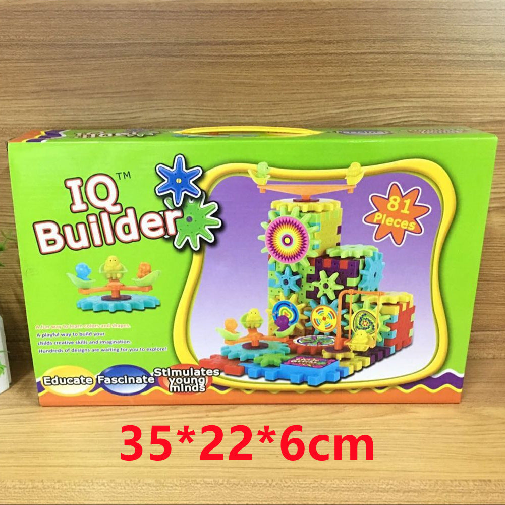 81 Pieces Variety Electric Building Blocks DIY Assembling Toys