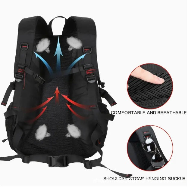 Large Capacity Men's Mountaineering Backpack Travel Backpack