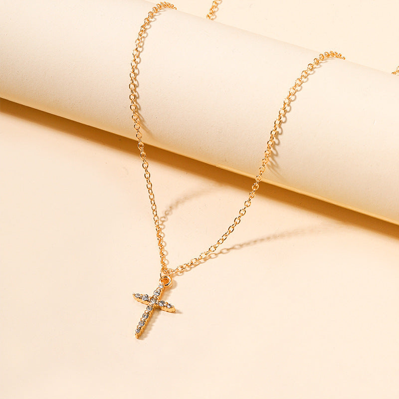 Personalized Ornament Ins Style Diamond Alloy Necklace