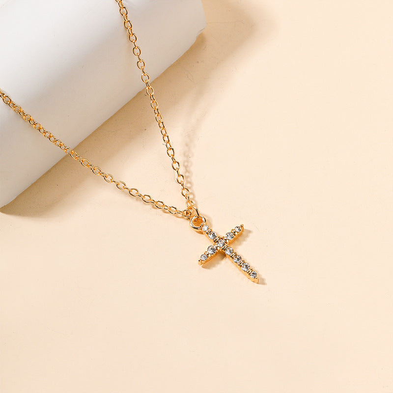 Personalized Ornament Ins Style Diamond Alloy Necklace