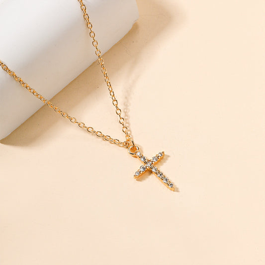 Personalized Ornament Ins Style Diamond Alloy Necklace